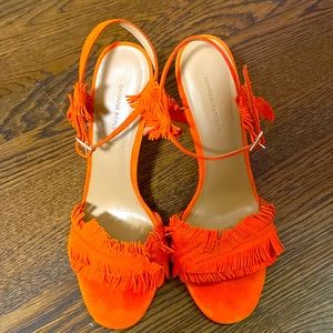 Banana Republic super fun bright orange heels